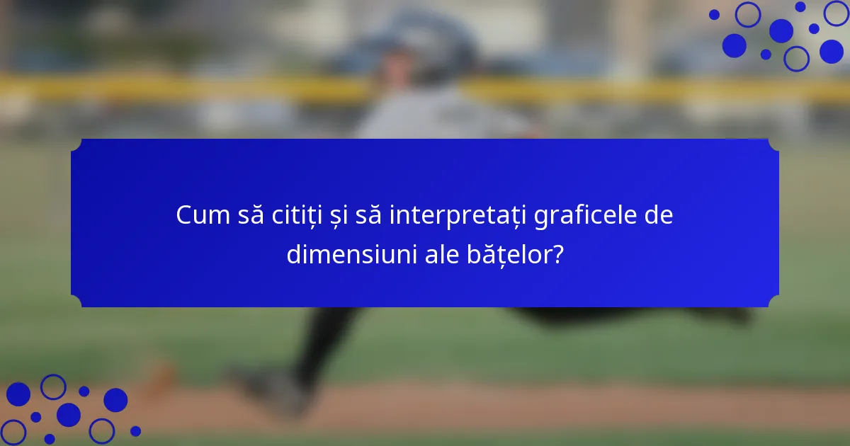 Cum să citiți și să interpretați graficele de dimensiuni ale bățelor?
